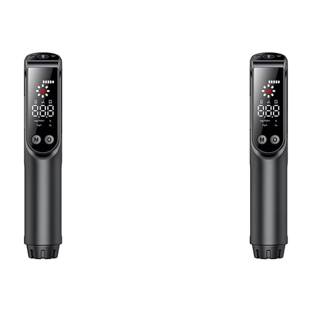 2X Alcoholímetro Sin Contacto de Alta Precisión con Pantalla HD Grande, Indicador LED y Linterna.