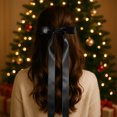 thumbnail image 5 of Deeceymbur Large Bow Hair Clip Extra Long Ribbon Girly Hair Accessory for Women Special Occasions, 5 of 6