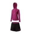 thumbnail image 3 of 5pcs Workout Sets for Women Quickly Dry Running Yoga Athletic Gym 5 Piece Sets Womens Solid Plus Size Loose Fits Comfy Sport Jogging Outfits Pilates Fitness Exercise Tracksuits Set, 3 of 5