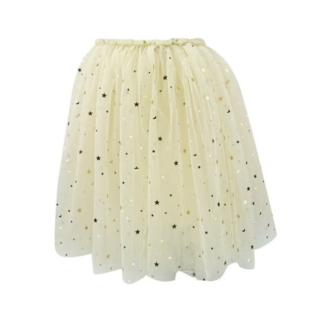 

GWAABD Girls Summer Casual Dress Beige Cotton Blend Toddler Girls Dress Summer Fashion Dress Princess Dress Casual Dress Tutu Mesh Skirt Outwear 150