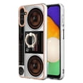thumbnail image 2 of For Samsung Galaxy A14 5g / 4g Electroplating Dual-side Imd Phone Case With Ring Holder(smile), 2 of 5