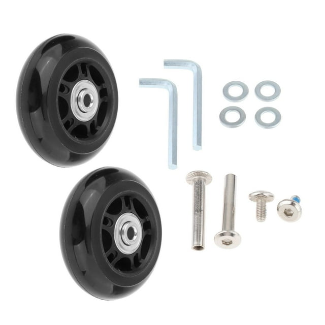 Replacement Suitcase Wheels Flexible Luggage Suitcase Replacement Wheels Set 70x24mm