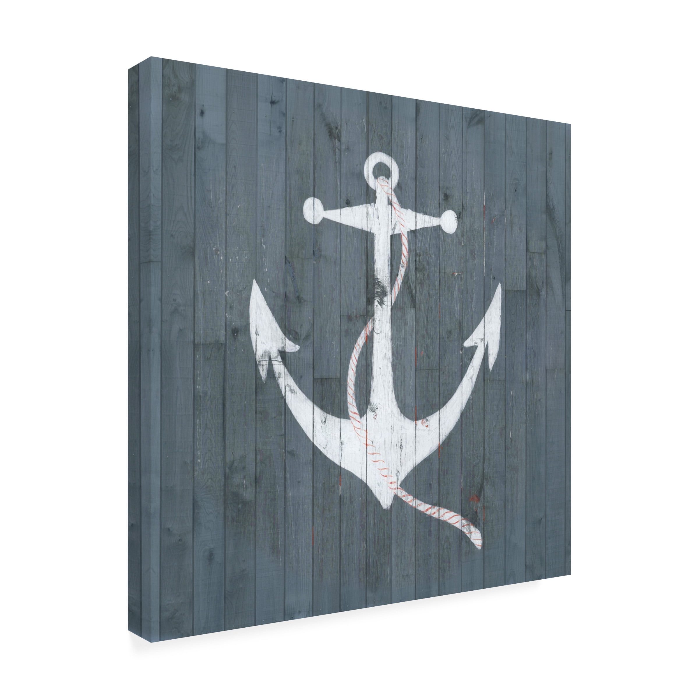 Grace Popp 'Nautical Plank IV' Canvas Art