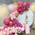 thumbnail image 6 of Hot Pink Balloons 50 pcs 12 Inch Magenta Fuchsia Dark Pink Latex Helium Balloons for Valentine's Day Baby Shower Bachelorette Bridal Shower Birthday Party Decorations Pink-Y39, 6 of 12