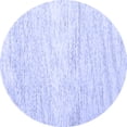 thumbnail image 1 of Ahgly Company Indoor Round Abstract Blue Contemporary Area Rugs, 6' Round, 1 of 4