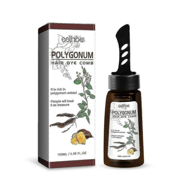 Polygonum Multiflorum Hair Wax Comb Deep Clean, Dry, Smooth, Glossy Black Hair Com
