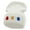 White, variant on Monopoly Houses Embroidered 12 inch Acrylic Cuffed Long Beanie - Black OSFM