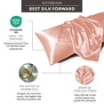 thumbnail image 6 of Furbo 100% Mulberry Silk Pillowcase for Hair & Skin, Smooth Luxury Pillow Cover, (Standard Size 20″×26″) Blush Pink, 6 of 9
