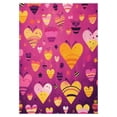 thumbnail image 1 of TechWave Valentine's Day Blanket Flannel All Season Lightweight Living Room/Bedroom Warming Blanket 70x100cm Protective Blanket Beautiful Throw Blanket Chilly Blanket Heating Blanket Throw Blanket, 1 of 8
