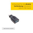 thumbnail image 3 of Adaptador de cable Jabra 14208-14 USB-C a USB-A negro, 3 of 6