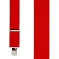 thumbnail image 2 of Suspender Store 2 Inch Wide Construction Clip Suspenders - RED 48" for 5'9" to 6'2" tall, 2 of 4