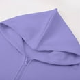 thumbnail image 2 of XEGLSBU Hoodies for Women Zip Women's Hoodie Soft Comfortable Pullover Sweatshirt Casual Loose Fit Long Sleeve Warm Winter Fall Outerwear Cute Hoodies for Women Trendy Light Purple Size XL, 2 of 9