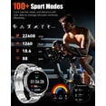 thumbnail image 4 of Reloj inteligente PODOEIL con pantalla grande de 1,85 pulgadas con linterna IP68, 4 of 8