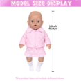 thumbnail image 3 of Doll Clothes Set for 14-18 Inch Dolls, Casual Wear Skirt & Top, Soft Fabric Fashion Outfit, Easy Dress-Up Costume, Birthday Christmas Gift for Girls, 3 of 4