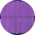 thumbnail image 1 of Ahgly Company Indoor Round Abstract Purple Modern Area Rugs, 7' Round, 1 of 4