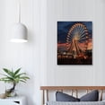 thumbnail image 3 of COMIO Posters Oktoberfest Ferris Wheel Wall Art Sunset Pink Aesthetic Wall Art Modern Home Decor Canvas Art Poster And Wall Art Picture Print Modern Family Bedroom Decor, 3 of 4