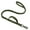 Army green, variant on Heavy Duty Dog Leash with Shock Absorption, 2 Padded Handles Training Leash, Improved Dog Safety and Comfort-black