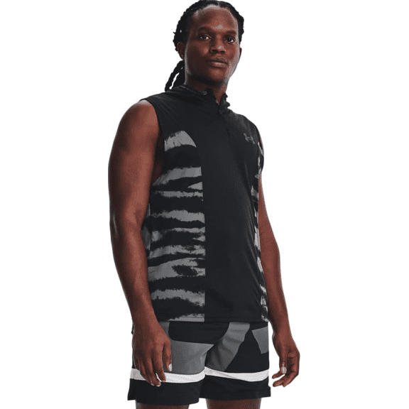 Under Armour Mens Baseline Tank Hoodie - Large