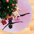 thumbnail image 5 of Coolnut Ballet Christmas Tree Skirt Home Decoration Large Round Christmas Tree Skirt for Holiday Party Home Christmas Day Ornaments,35.4", 5 of 6