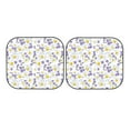 thumbnail image 7 of Xecao Daisies Flowers for Foldable Car Sun Shades (2-Pack) offer sun protection with an easy-fold design for convenient windshield shading., 7 of 7
