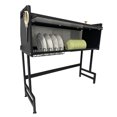 thumbnail image 4 of 2 Tier Dish Drying Rack Rust Resistant Drainer Rack for Kitchen Sink, Multifunctional Shelf with Unique Drainage Design, Metal Material, 4 of 8