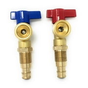 Washing Machine Valve with Outlet Box - 1/2 F1960 PEX x 3/4 MHT