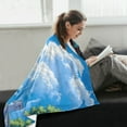 thumbnail image 6 of Anime Landscape Painting Throw Blanket 60" x 90" Soft and Warm Blankets for Couch Sofa and Bed, 6 of 7