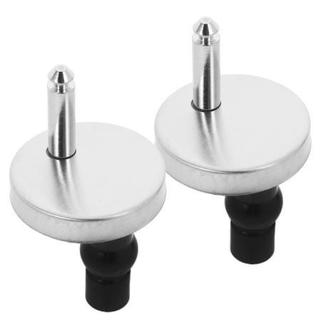Healifty 2-Pack Toilet Seat Bolts and Screws Plated Stainless Steel Replacement Hardware for Bathroom Repair