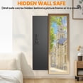 thumbnail image 5 of 53.15" Wall Safe Between the Studs, Hidden Gun Safe with Dual Alarm System and Silent Mode, Wall Gun Safe with 3 Adjustable Shelves, Magnetic Slot and Key Hook, 5 of 6