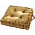 thumbnail image 7 of Monebena Square Velvet Floor Pillow with Leather Handle Meditation Floor Pillow Thicken Decompression Floor Cushions Large Pillows Seating Decorative Cushion for Yoga Living Room, 7 of 7
