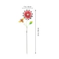 thumbnail image 4 of Miangastore Flower Garden Stake Decor Red Iron Weather Resistant 1Set, 4 of 8