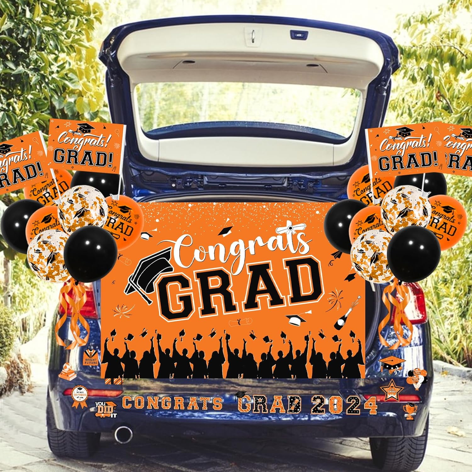Graduation Car Decorating Car Window Markers Congrats Graduate