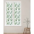 thumbnail image 4 of Eucalyptus Leaves Window Privacy Film Green Rustic Watercolors Plants Decorative Glass Window Film UV Blocking Static Cling Non-Adhesive Sticker Covering for Home Door 23.6 x 78.7 inches, 4 of 8