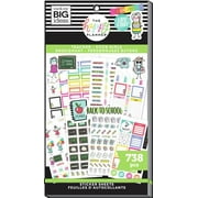 The Happy Planner Teacher Sticker Pack Stick Girl, 30 Sheets 738 Stickers