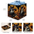 thumbnail image 3 of Unicorn Foldable Organizer Bins with Handle, 10.8"x10.5"x10.6", Large Capacity Clothes Storage Storage Cubes, 3 of 6