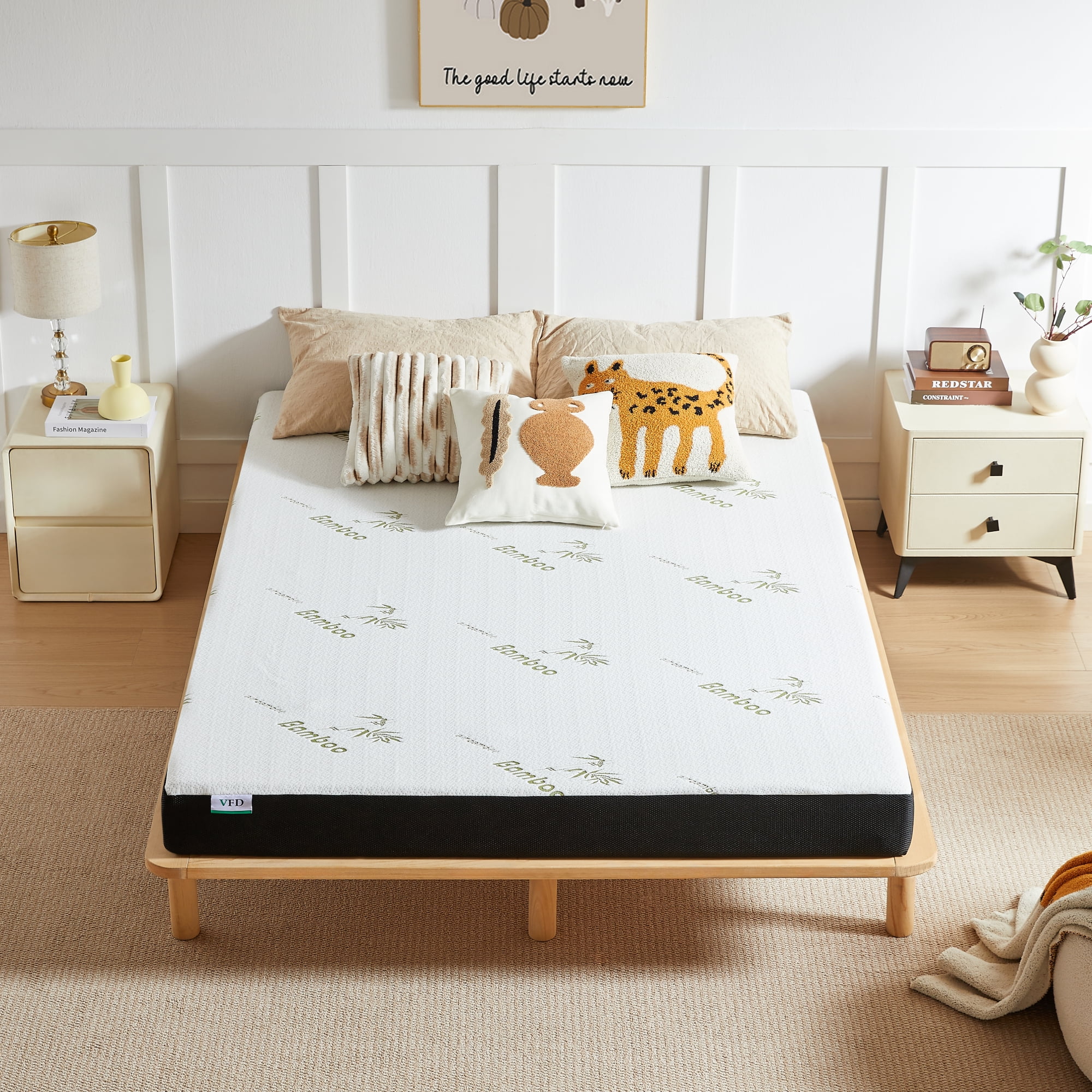 VFD 6" Gel Memory Foam Mattress, Twin