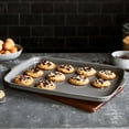 thumbnail image 5 of Open Box GreenPan Premiere Ovenware Healthy Ceramic Nonstick 18" x 13" Rectangular Baking Pan, Cast Aluminum, Warp-Free, Oven and Broiler safe to 600F,Dishwasher Safe, PFAS-Free, Gray, 5 of 9