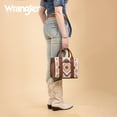 thumbnail image 4 of Wrangler Aztec Tote Bag for Women Boho Satchel Purses and Handbags, Tan, 4 of 7