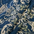thumbnail image 2 of Hotian Premium Floral Jacquard Luxury Table Runner with Tassel For Weddings Birthday Party Home Decor for Rectangle and Round Table Blue 63" x 13", 2 of 5