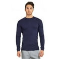 thumbnail image 2 of TheLovely Men's Classic Waffle Knit Heavyweight Cotton Long Sleeve Thermal T-Shirt Top, 2 of 4