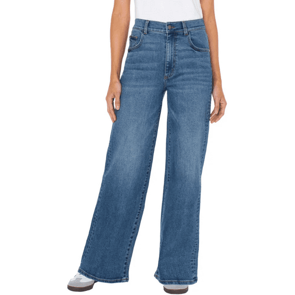 Well Worn Women's Wide Leg Jean Blue 12/32