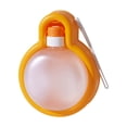 thumbnail image 2 of Botella dispensadora de agua para mascotas para exteriores con cuenco adjunto, botella portátil impermeable para perro de viaje y gatos, plástico multicolor, 18,5 cm, 250 g, 1 paquete, 2 of 6