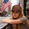 thumbnail image 6 of Wonitaaizi US 250th Anniversary Retro Floral Print Hat Patriotic 1776-2026 American Flag Eagle Baseball Cap Celebration Hat, 6 of 6
