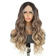 thumbnail image 2 of Deep Wave Lace Front Wig, Human Hair, 180 Density, HD Full Lace Front Wig, Curly Human Hair Wig with Baby Hair for Women, 2 of 9