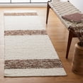 thumbnail image 2 of SAFAVIEH Natura Margaret Striped Runner Rug, Ivory/Brown, 2'3" x 8', 2 of 8