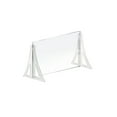 thumbnail image 5 of 18" x 24" New Counter Acrylic Shield, Plexiglass Protective Panel, Splash Guard. New Support Stands. Adjustable Heights. Acrylic .1875" Thick, 2-Pack, 5 of 11