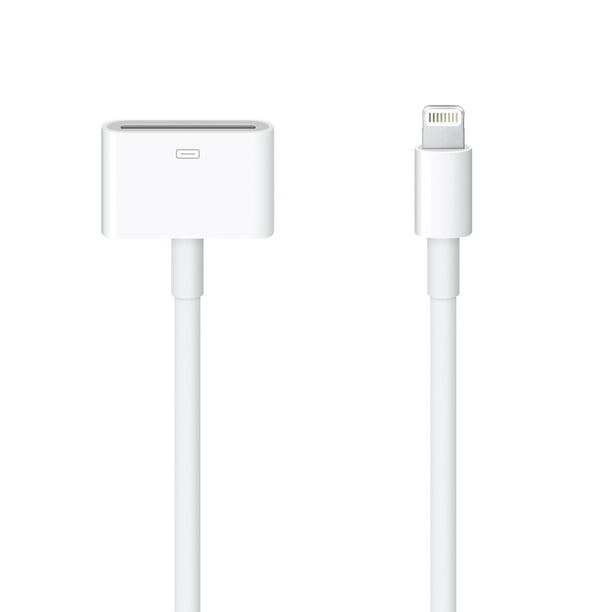 Lightning to 30-Pin Adapter-iPhone Data Sync Connector Cable-Apple Certified Male to 30-Pin Female Output Adapter Compatible iPhone - Walmart.com