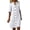 White, variant on Joernso Women Summer Midi Dress Lapel Half Sleeve Solid Color Single-breasted Soft Breathable Buttons Lady Knee Length Fall Spring Dress