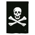 thumbnail image 2 of Breeze Decor 07032 Pirate Black Sam 2-Sided Vertical Impression House Flag - 28 x 40 in., 2 of 2