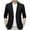 Black, variant on 2025 The Outerwear,Clothing 2025 Men's Blazers & Suit Jackets Men'S Fashion Spring And Summer Casual Short Sleeved Lapel Thin Suit Tops Ultra Thin Breathable Jacket